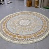 Восточный Ковер Для Гостиной Дизайн 30545 Круг