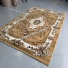 РОССИЙСКИЙ ЖАККАРДОВЫЙ КОВЕР МЕДАЛЬОН БЕЖЕВЫЙ