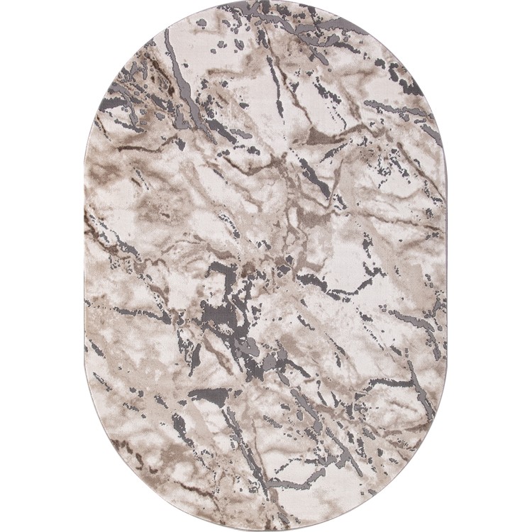 Ковер Armina 03819A GREY / BROWN Овал